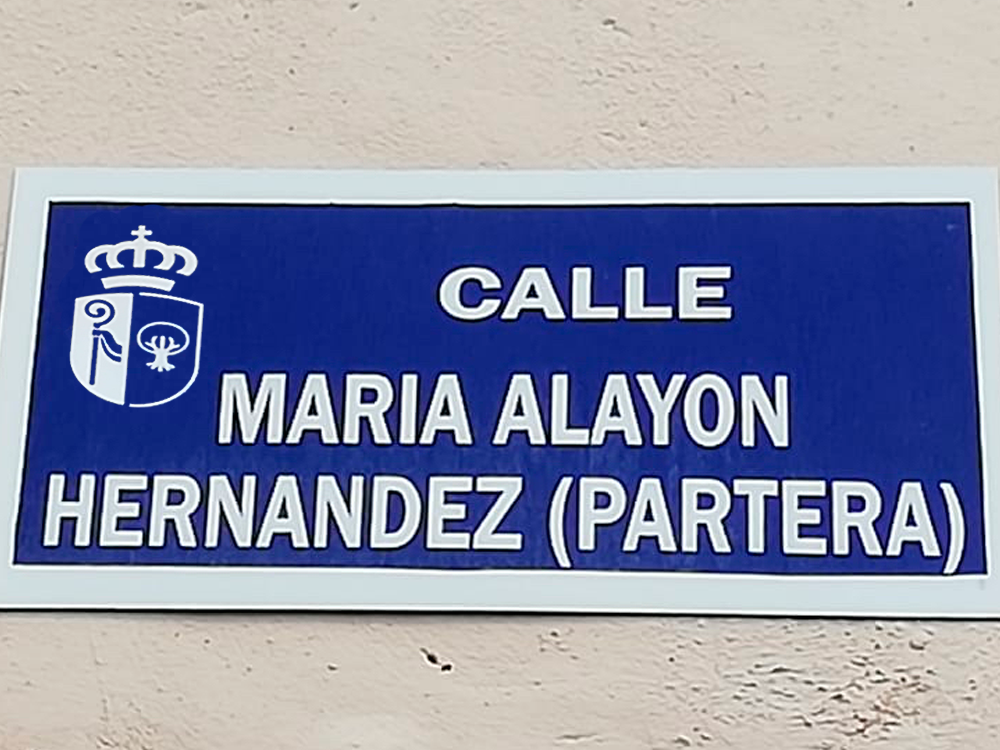 CALLE MARÍA ALAYÓN HERNÁNDEZ [PARTERA]